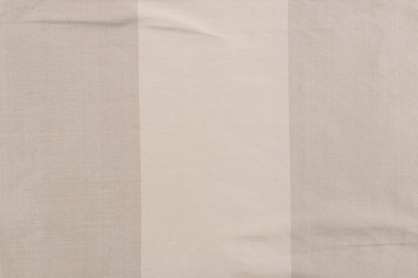 Stripe Woven Silk Decorator Fabric in Bisque