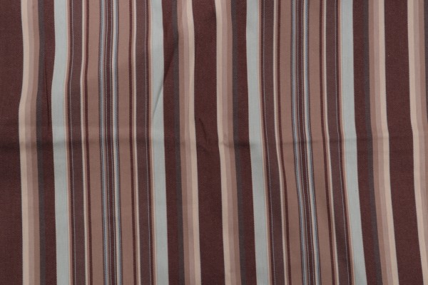 Stripe Woven Upholstery Fabric in Brown/Blue