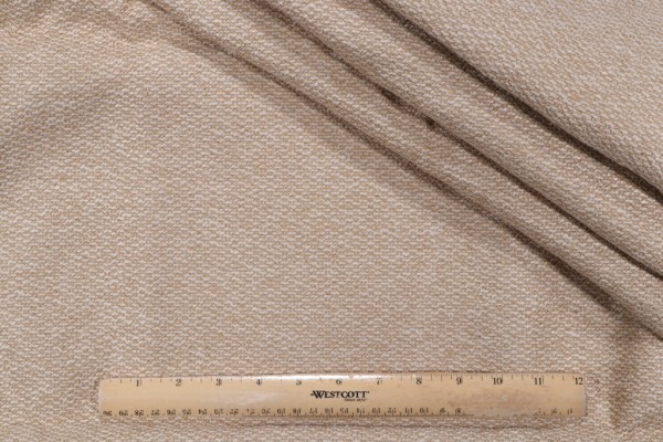 Textured Solid Woven Upholstery Fabric in Straw