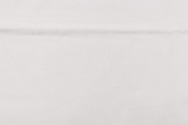 Eleanor Woven Jacquard Drapery Fabric in Winter White