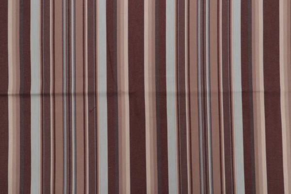 Stripe Woven Upholstery Fabric in Brown/Blue