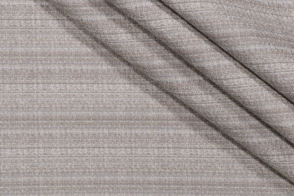 Bella Dura Strie Polyolefin Outdoor Fabric in Stone