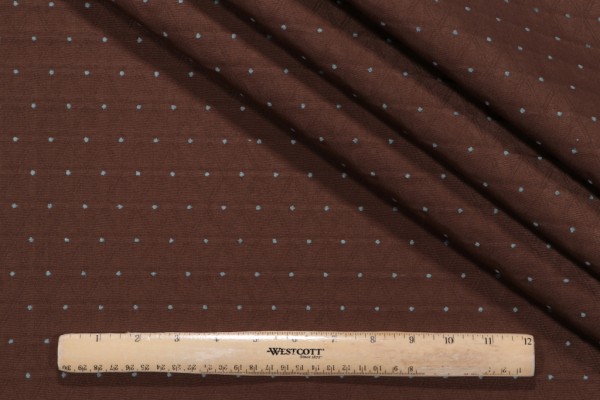 A'pois Woven Chenille Upholstery Fabric in Mocha