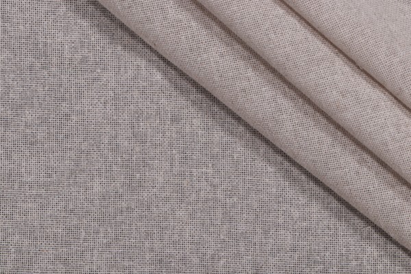 Melisse Semi-Sheer Drapery Fabric in Linen