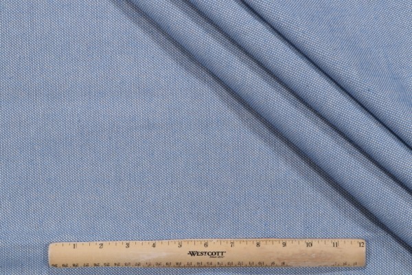 Pacific Woven Upholstery Fabric in Medium Blue