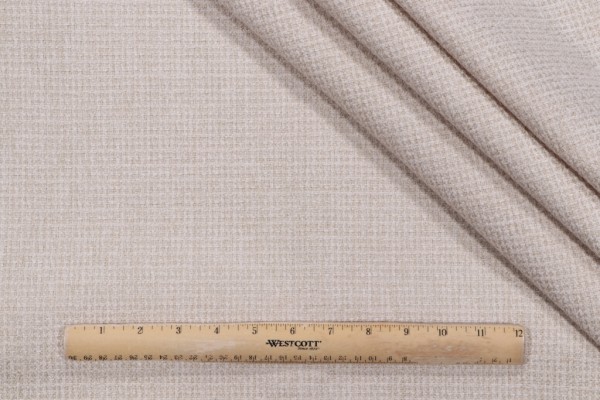 Crypton East Hampton High Performance Woven Chenille Upholstery Fabric in Parchment