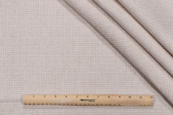 Crypton East Hampton High Performance Woven Chenille Upholstery Fabric in Parchment