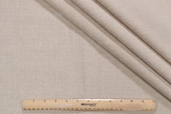 Crypton Granbury High Performance Woven Chenille Upholstery Fabric in Ivory