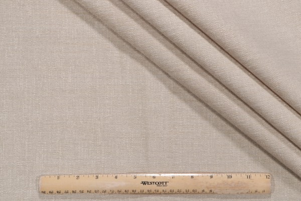 Crypton Granbury High Performance Woven Chenille Upholstery Fabric in Ivory