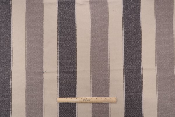 Lama Woven Upholstery Fabric in Black/Grey