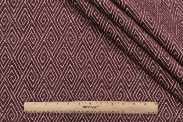 Rafa Woven Chenille Upholstery Fabric in Vamp 