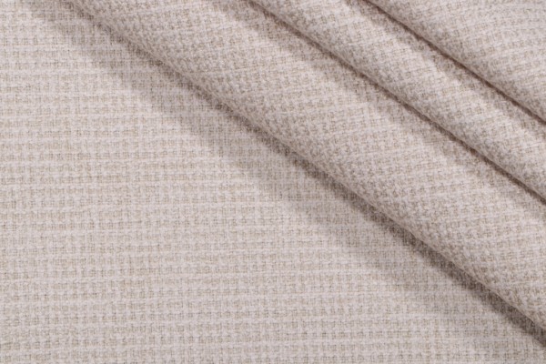 Crypton East Hampton High Performance Woven Chenille Upholstery Fabric in Parchment