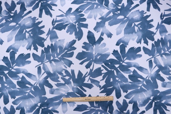 Click for 13 Yards Robert Allen Matisse Cutout Printed Cotton Drapery Fabric in Midnight Robert Allen Matisse Cutout Printed Cotton Drapery Fabric in Midnight