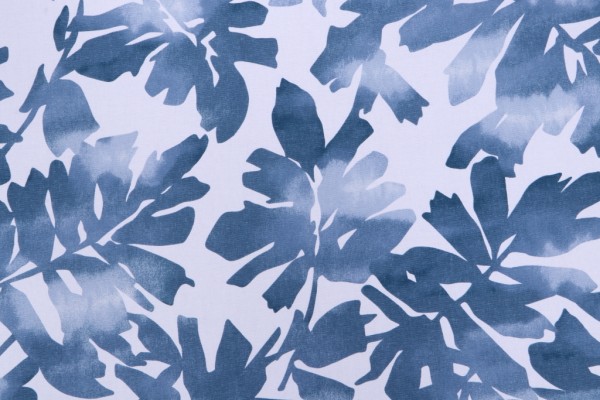 Click for 13 Yards Robert Allen Matisse Cutout Printed Cotton Drapery Fabric in Midnight Robert Allen Matisse Cutout Printed Cotton Drapery Fabric in Midnight