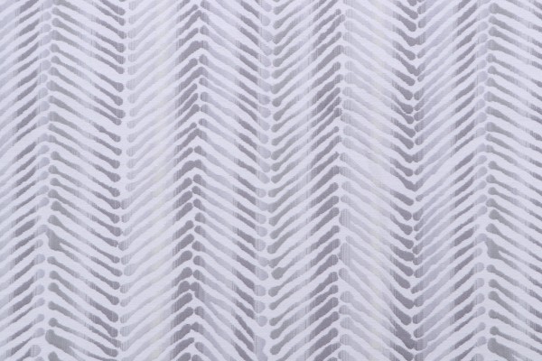 Ombre Herringbone Woven Upholstery Fabric in Pearl