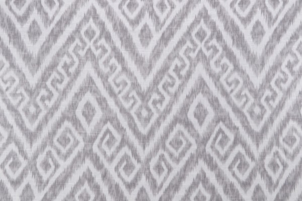 Kintbury Printed Linen Blend Drapery Fabric in Platinum