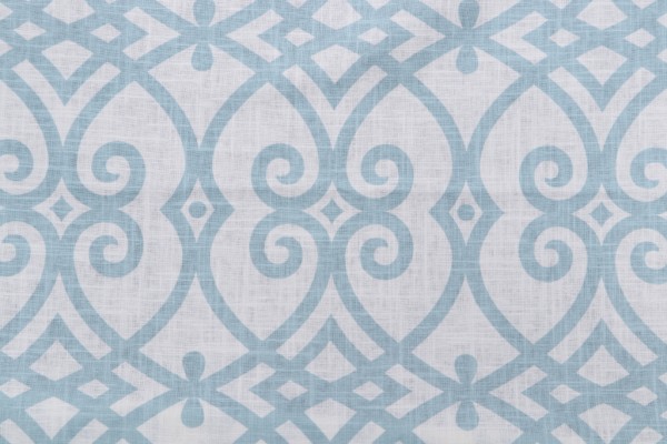 Aparna Printed Linen Blend Drapery Fabric in Patina
