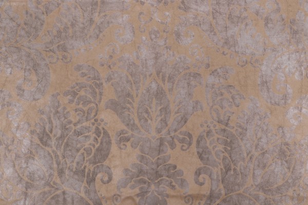 Madelina Damask Decorator Fabric in Khaki