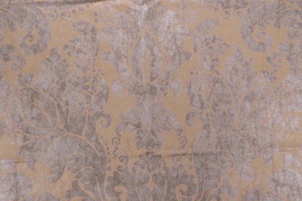 Madelina Damask Decorator Fabric in Khaki