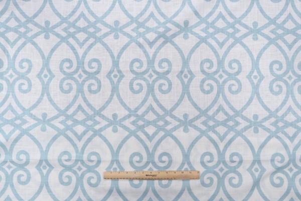 Aparna Printed Linen Blend Drapery Fabric in Patina