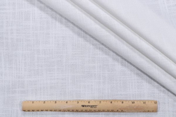 Bella Dura Home Firth Latex Backed High UV Polyester Indoor/Outdoor Fabric in Snow 