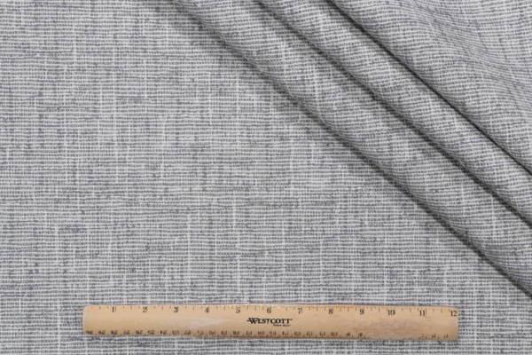 Bella Dura Home Duplin Latex Backed High UV Polyester Indoor/Outdoor Fabric in Charcoal 