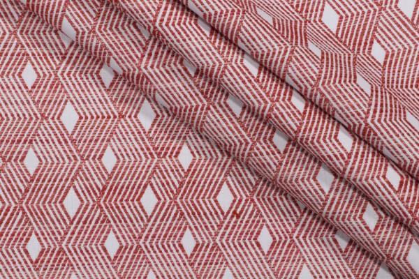 Bella Dura Home Alcado Woven Indoor/Outdoor Fabric in Persimmon 