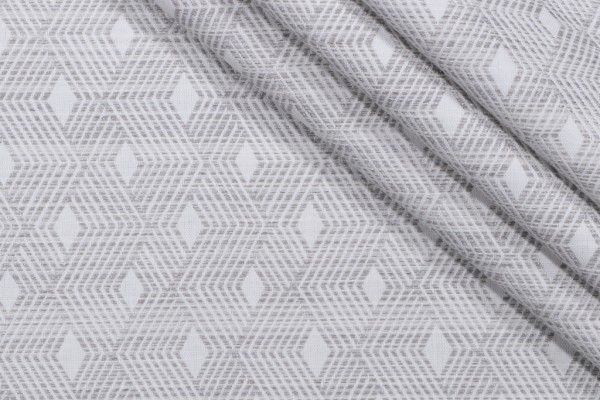 Bella Dura Home Alcado Woven Indoor/Outdoor Fabric in Fog 