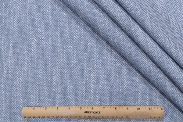 Click for Bella Dura Home Catskill Latex Backed High UV Polyester Indoor/Outdoor Fabric in Chambray  Bella Dura Home Catskill Latex Backed High UV Polyester Indoor/Outdoor Fabric in Chambray