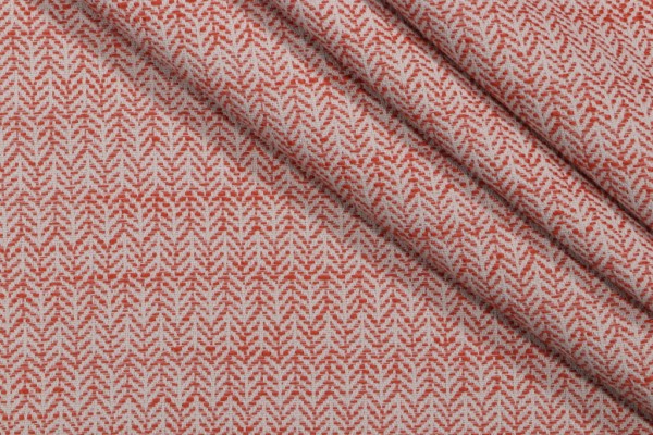 Bella Dura Home Festoon Woven Indoor/Outdoor Fabric in Persimmon 