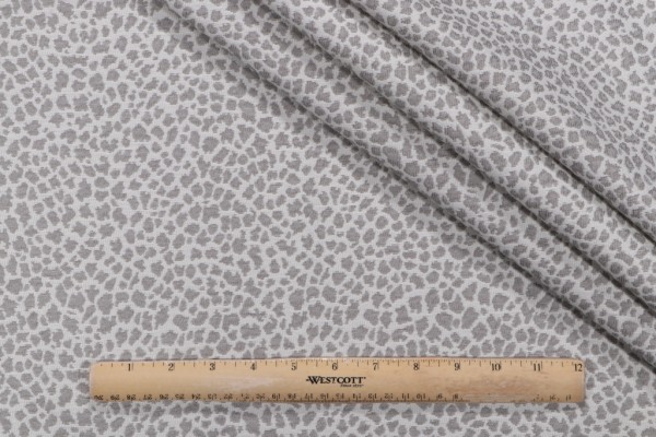 Bella Dura Home Mozam High UV Polyester Indoor/Outdoor Fabric in Pewter 