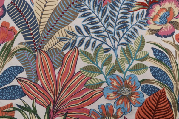 Click for Hamilton Astaire Printed & Embroidered Drapery Fabric in Jewel  Hamilton Astaire Printed & Embroidered Drapery Fabric in Jewel