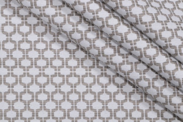 1 Yard Alaia Woven Upholstery Fabric in Stone
