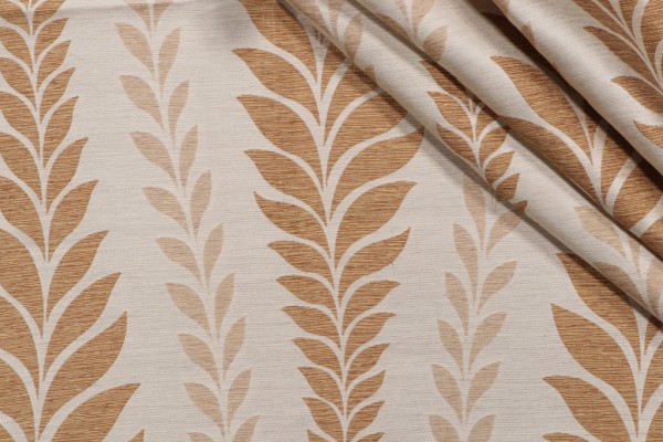 Zahra Leaf Woven Decorator Fabric in Topaz