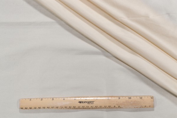 Titan Silk Decorator Fabric in Ivory
