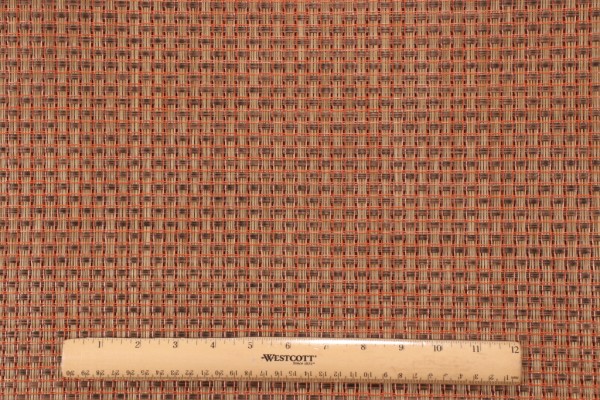 Phifertex Woven Vinyl Mesh Sling Chair Outdoor Fabric in Guava/Multi