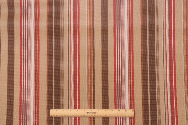 Phifertex Pulse Woven Vinyl Mesh Sling Chair Outdoor Fabric in Dahlia