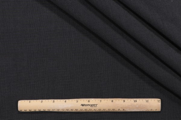 Sunbrella Canvas Woven Solution Dyed Acrylic Outdoor Fabric in Coal