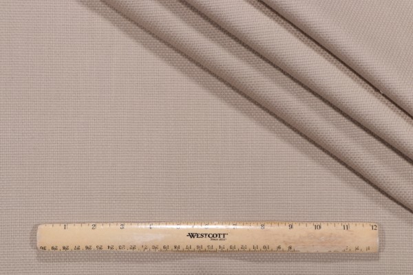 Kaufmann Slubby Basket Woven Decorator Fabric in Linen