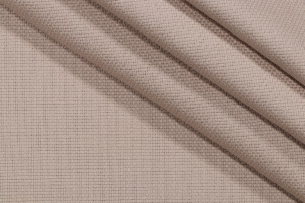 Kaufmann Slubby Basket Woven Decorator Fabric in Linen