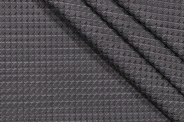 Phifertex Bevel Wicker Woven Vinyl Mesh Sling Chair Outdoor Fabric in Grey 