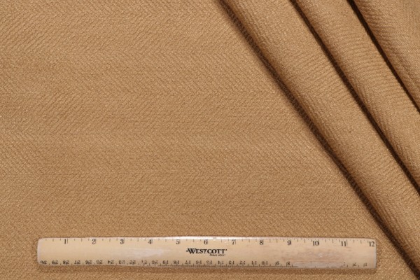 Valdese Weavers Jumper Woven Crypton Home Finish Upholstery Fabric in Chamois