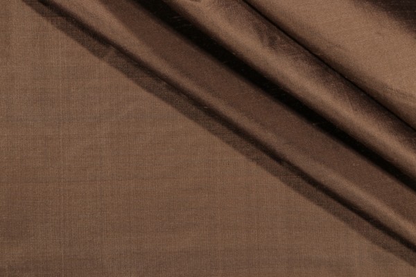 Titan Silk Decorator Fabric in Mocha