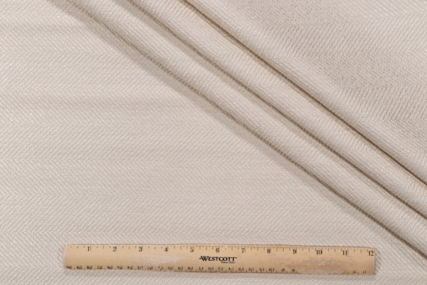Valdese Weavers Jumper Woven Crypton Home Finish Upholstery Fabric in Pearl
