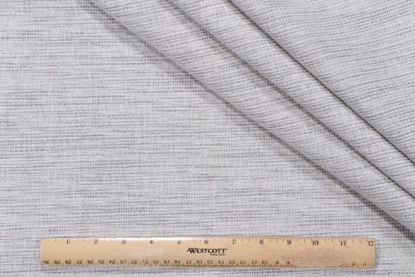 Ravi Woven Upholstery Fabric in Silver
