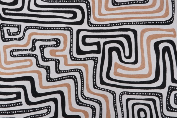 Kaufmann Kimba Woven Upholstery Fabric in Ebony 