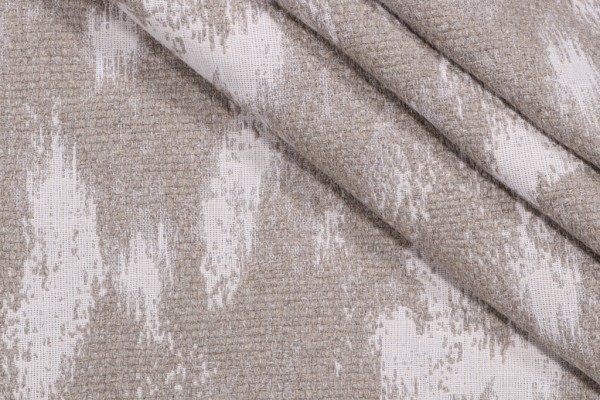 Shabby Woven Upholstery Fabric in Hemp