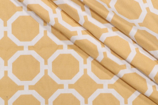 Ottawa Woven Upholstery Fabric in Yellow