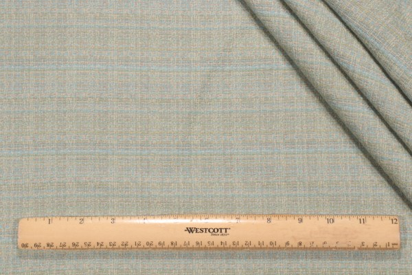 Bella Dura Handloom Woven Polyolefin Outdoor Fabric in Celadon