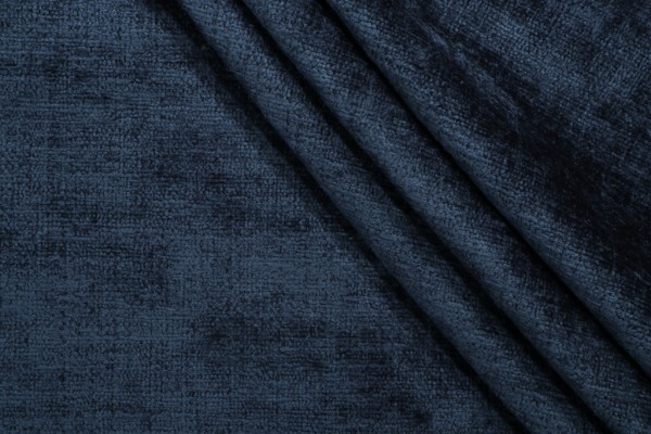 Kaufmann Lucca Woven Chenille Upholstery Fabric in Denim
